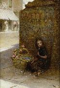 Augustus Earle The flower girl oil painting reproduction